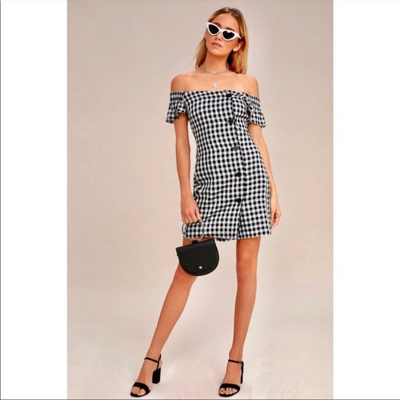 Lulus Dresses & Skirts - lulu’s Check please classic gingham mini dress